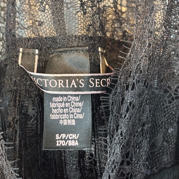 Victoria’s Secret Small Lace Babydoll Sheer Nightie Lingerie Black - Picture 5 of 5